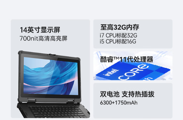 東田珠海加固筆記本11代處理器，32G大內存.png